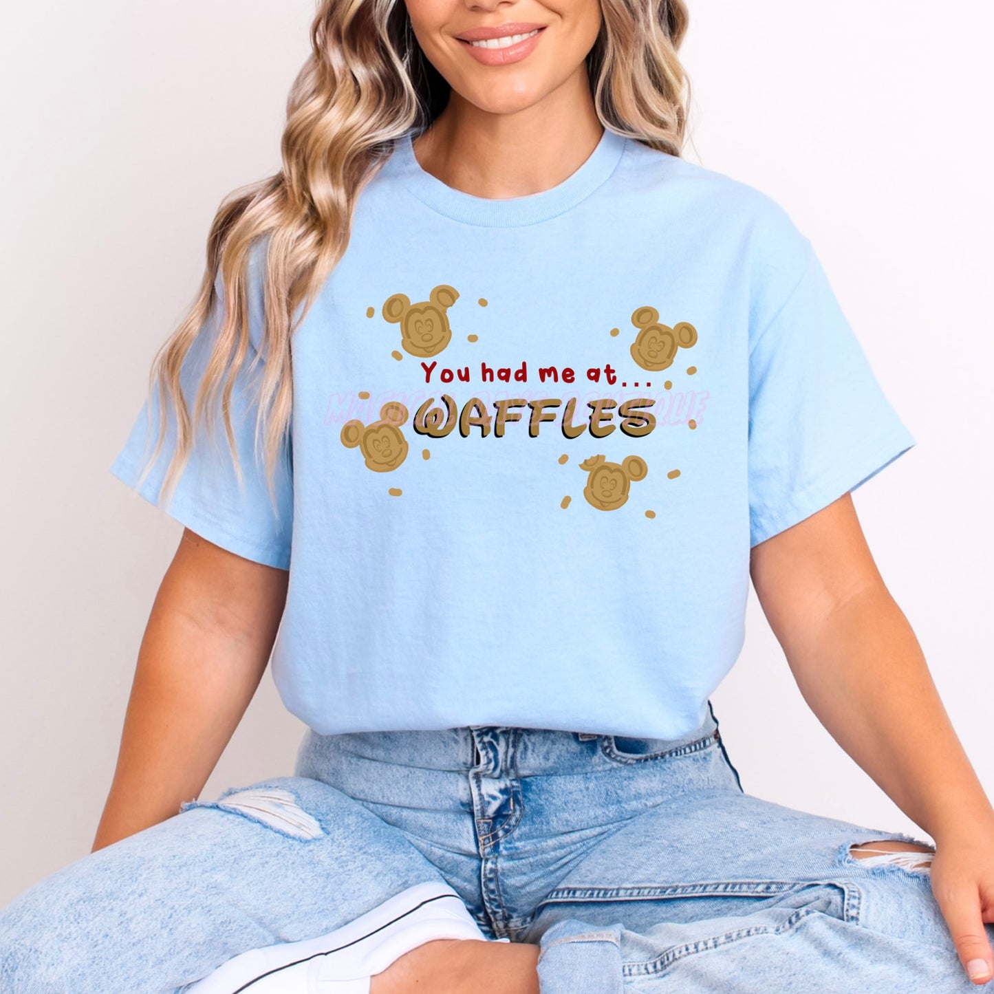 MICKEY MOUSE YOU HAD ME AT WAFFLES T.SHIRT
