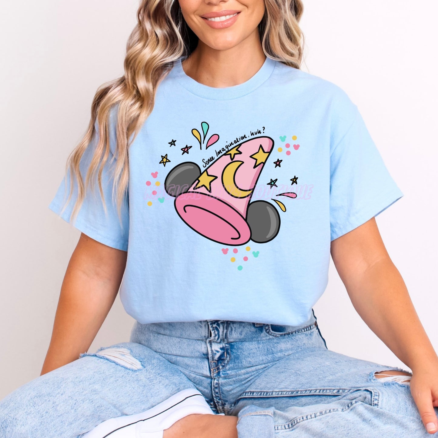 PINK SORCERER MICKEY FANTASMIC T.SHIRT