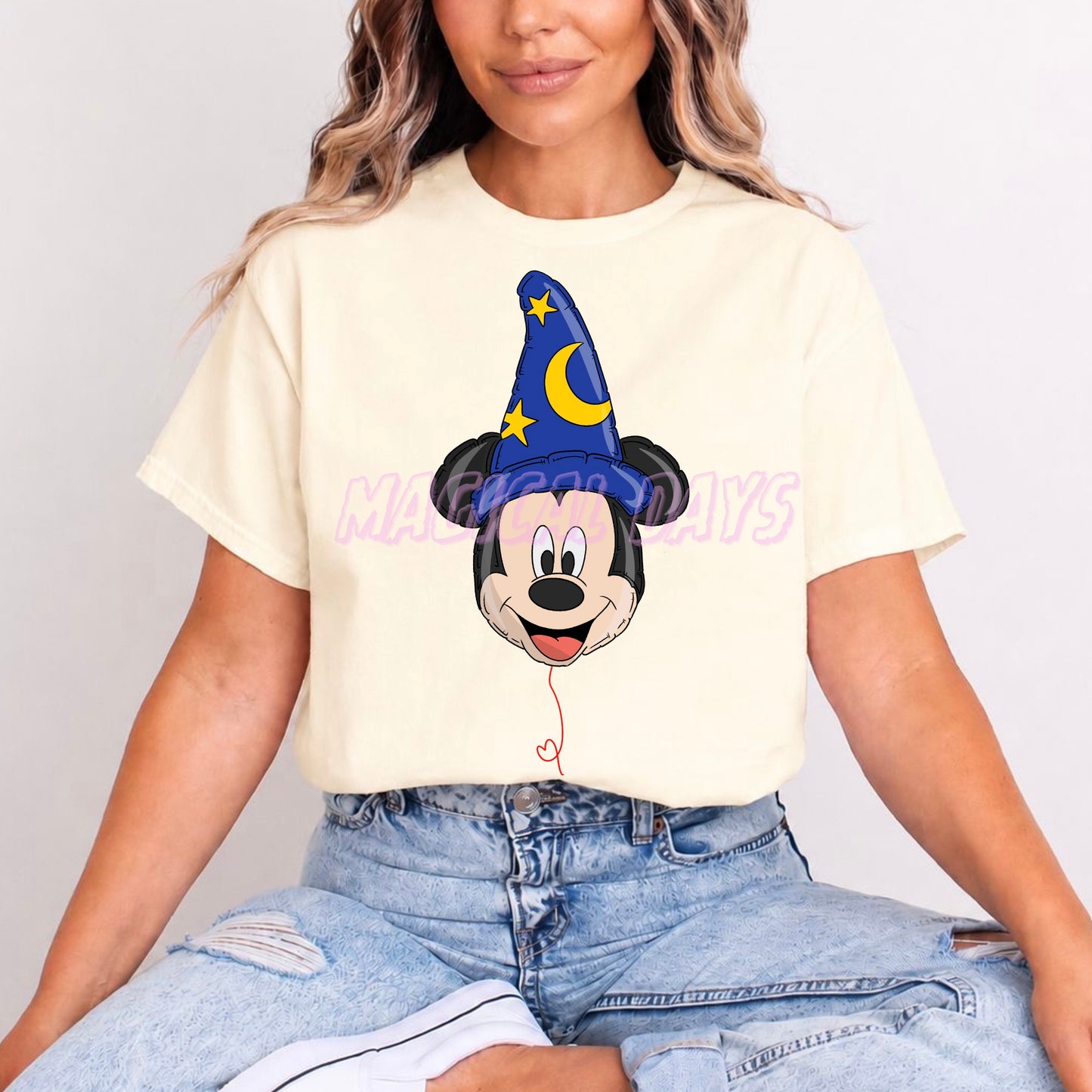 SORCERER MICKEY BALLOON T.SHIRT