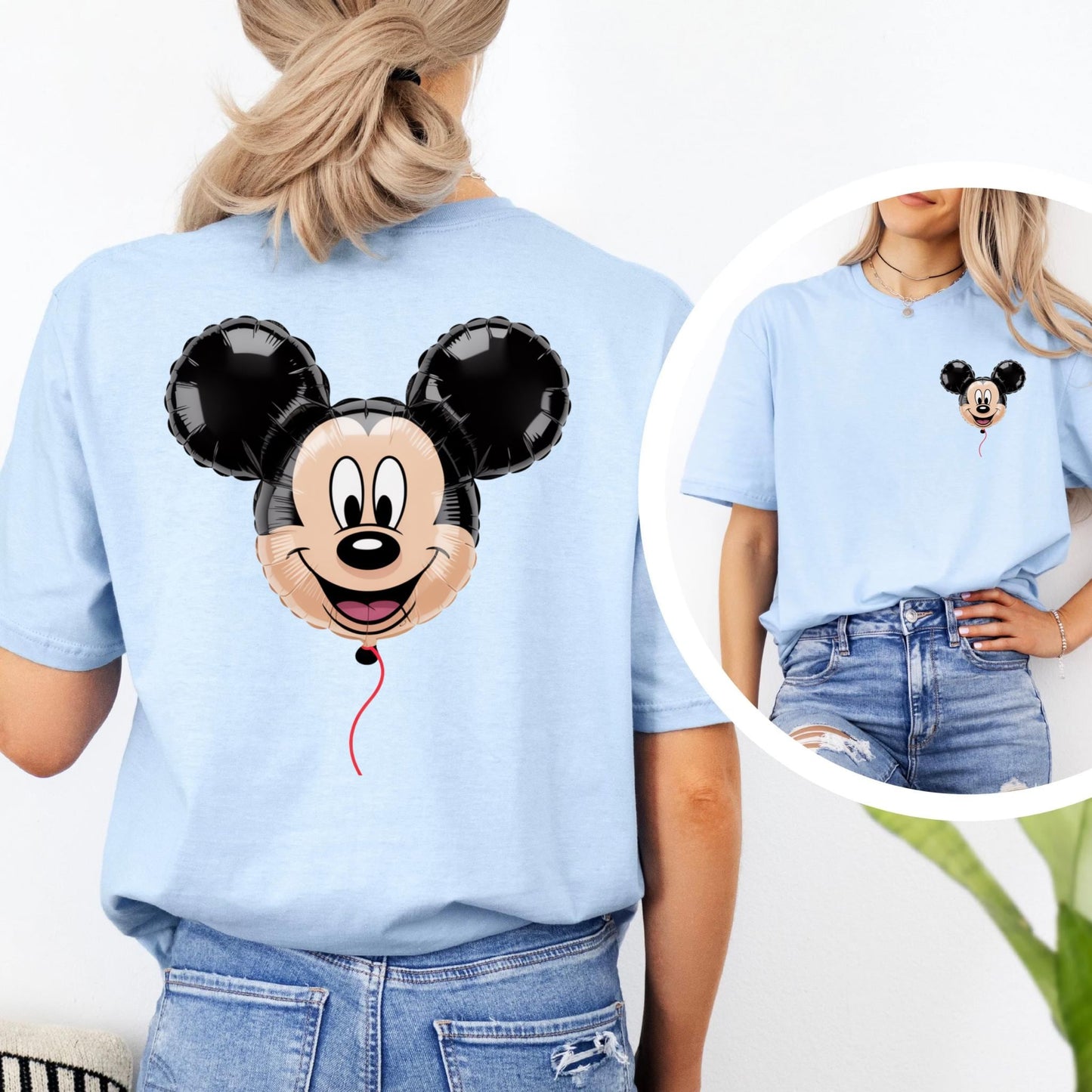 Mickey Mouse Balloon, Front and Back Image