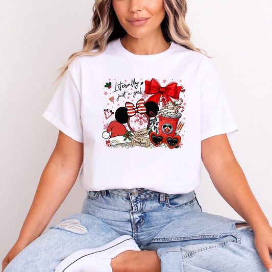 Minnie Christmas Literally Just a Girl