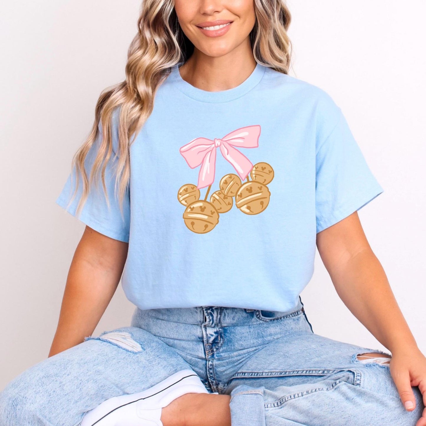 Mickey Bells Pink Bow