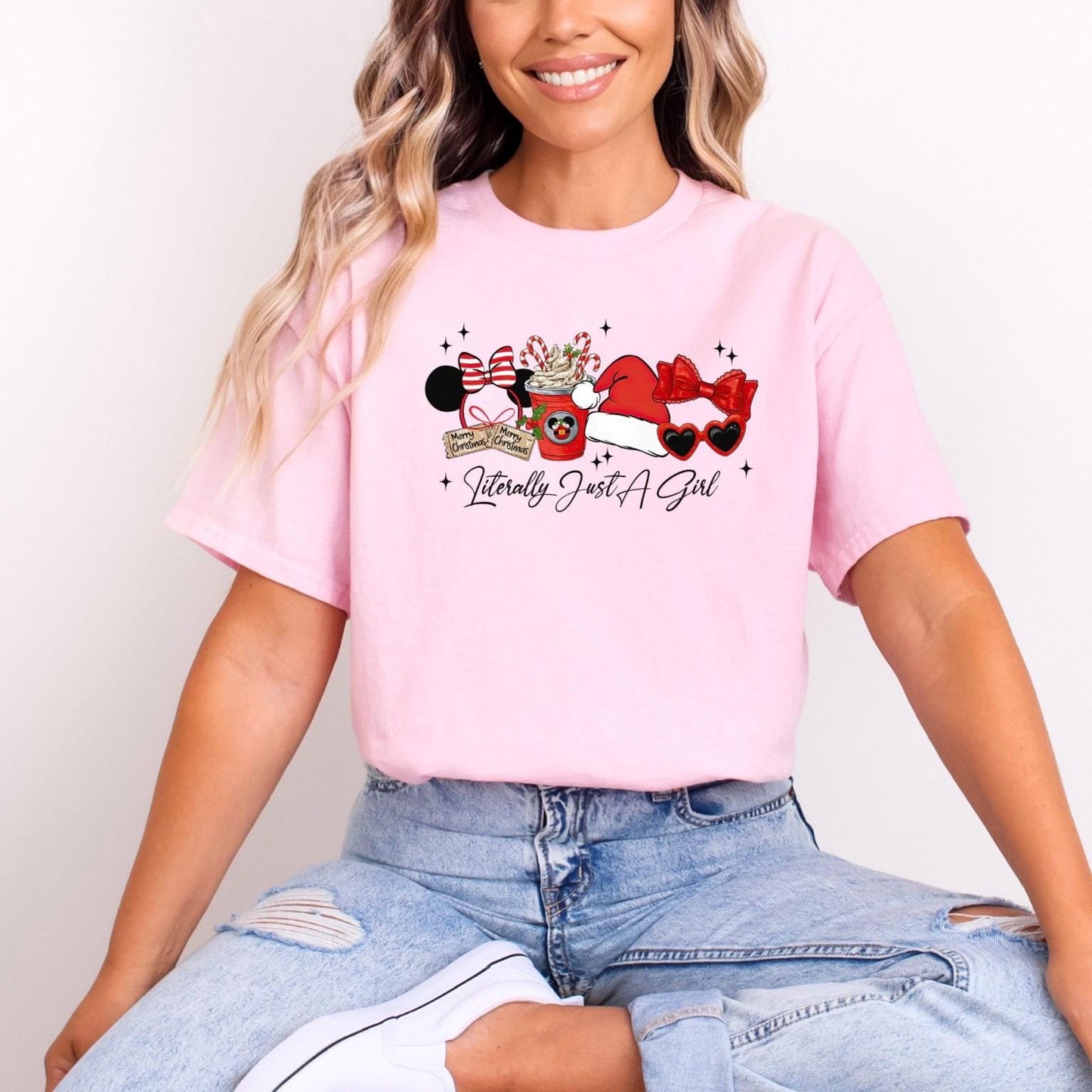 Minnie Girlie Christmas Literally Just a Girl