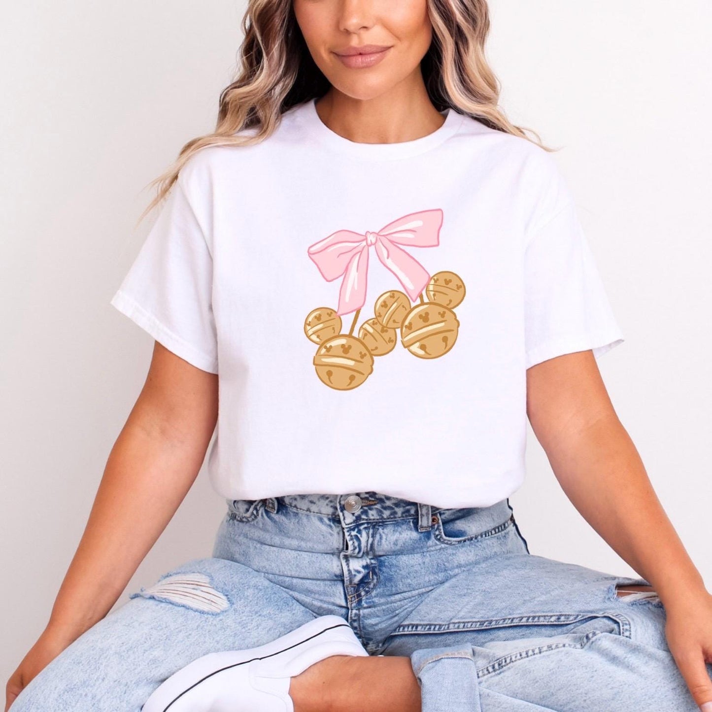 Mickey Bells Pink Bow