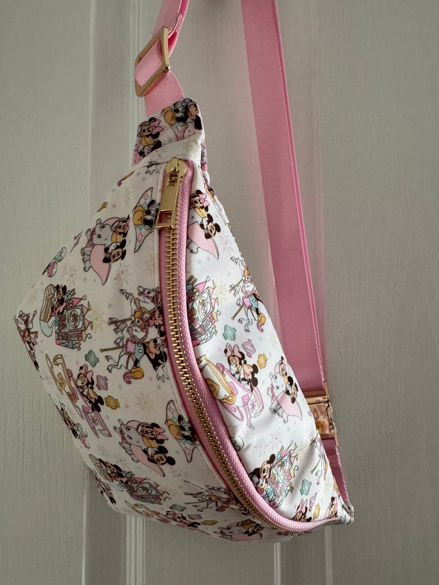 Mickey, Minnie, Dumbo Carousel Bum Bag / Crossbody Bag