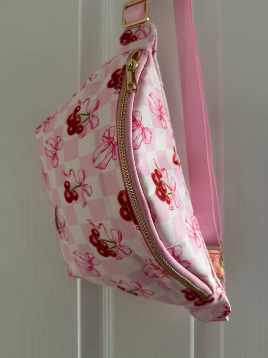 Mickey Cherry Bows Bum Bag / Crossbody Bag