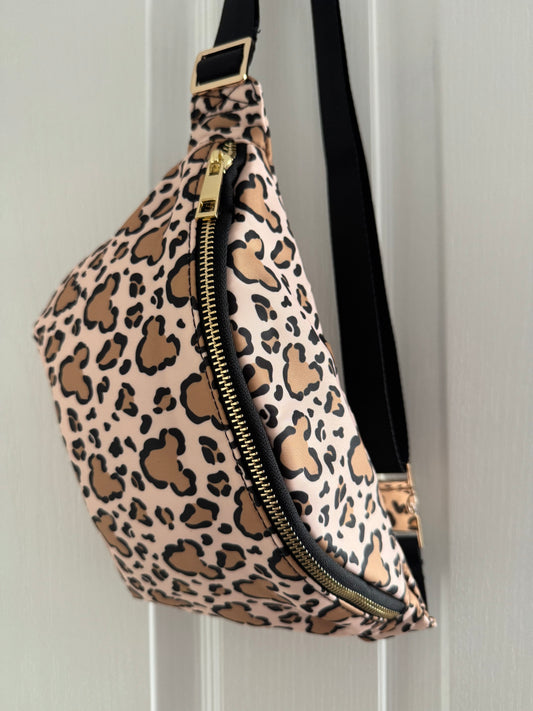Mickey Animal Print Bum Bag / Crossbody Bag
