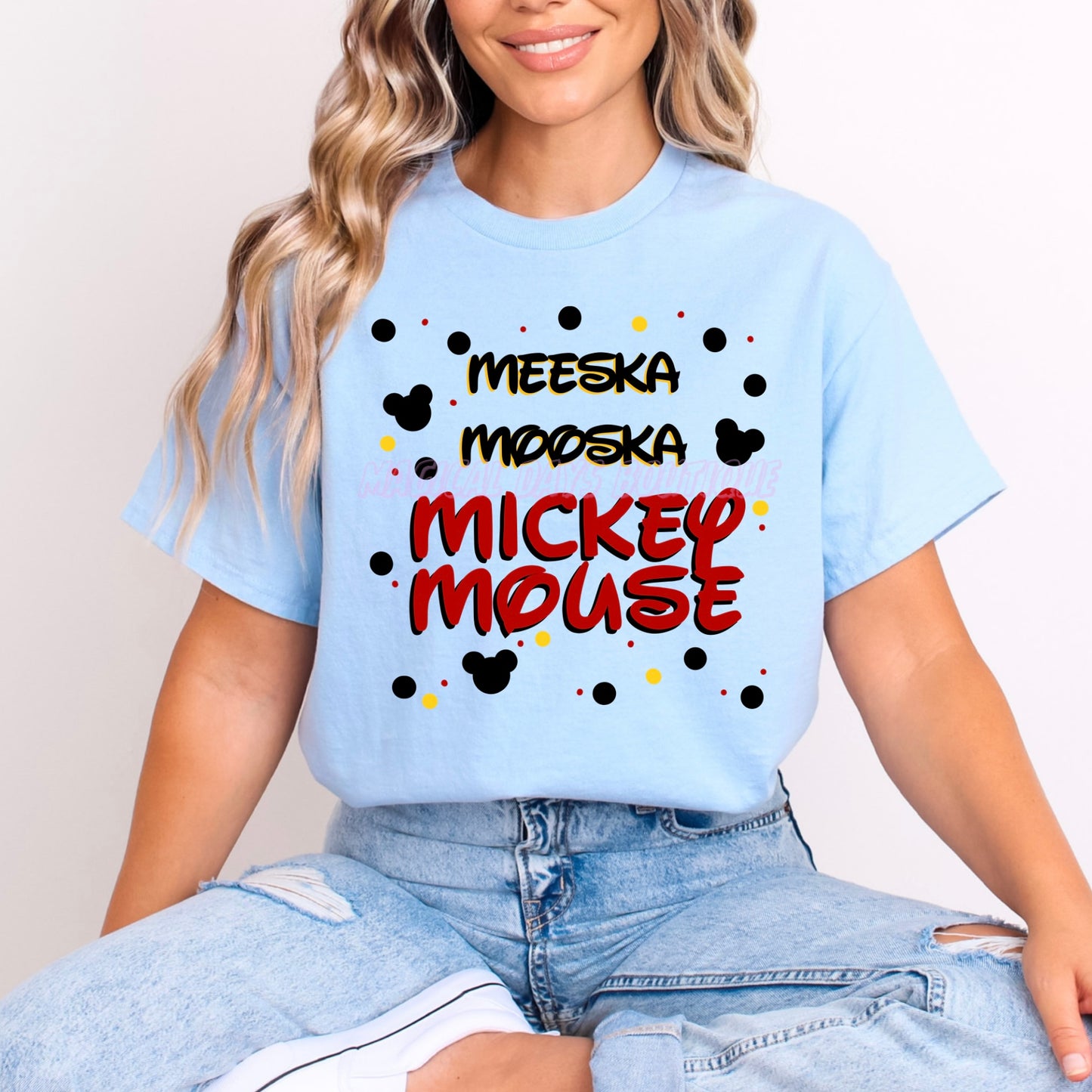 MICKEY MOUSE MEESKA MOOSKA T.SHIRT