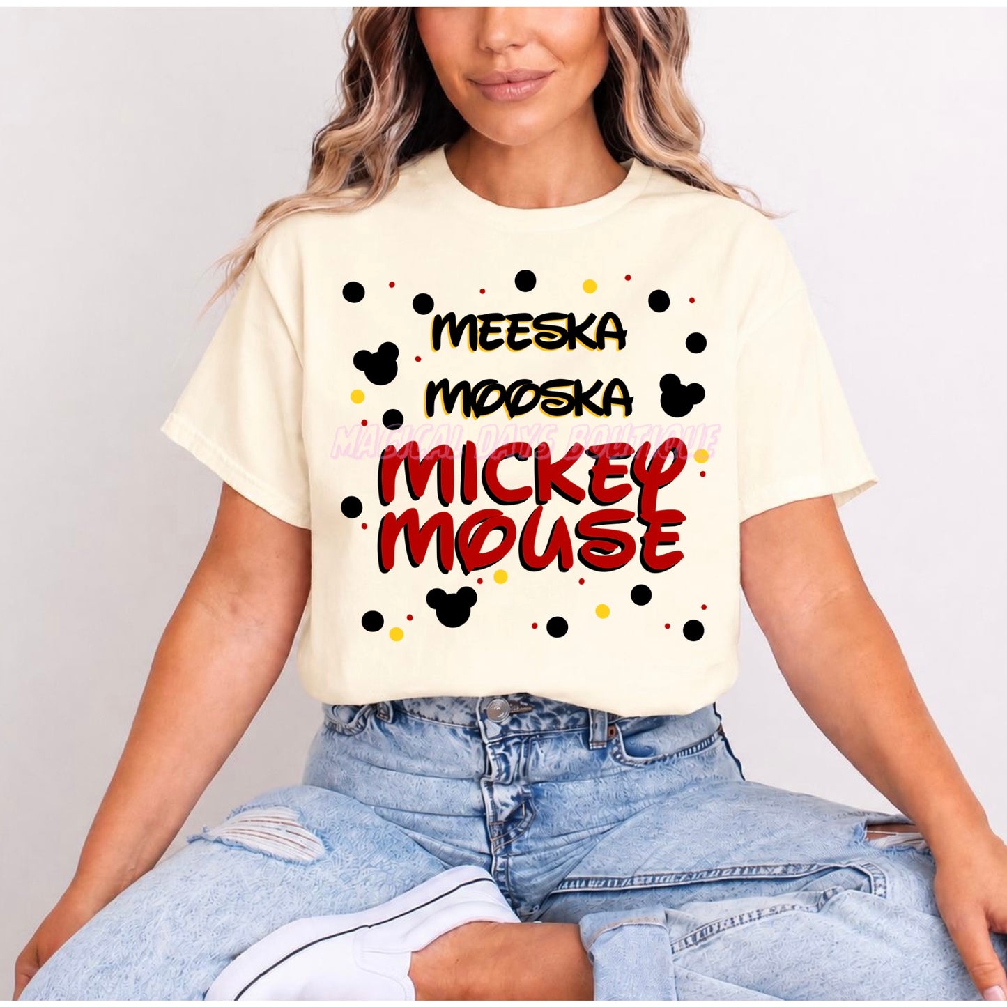MICKEY MOUSE MEESKA MOOSKA T.SHIRT