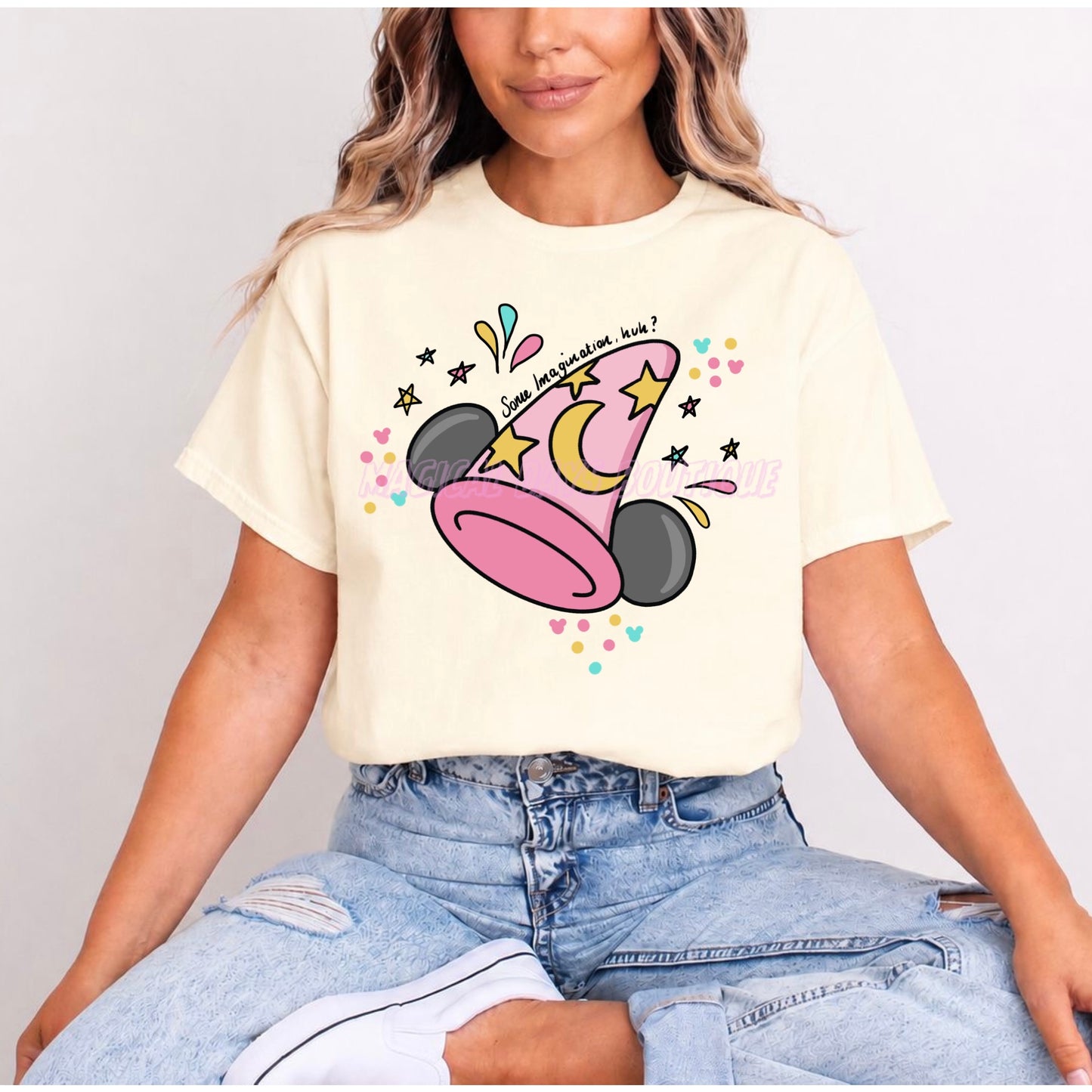 PINK SORCERER MICKEY FANTASMIC T.SHIRT