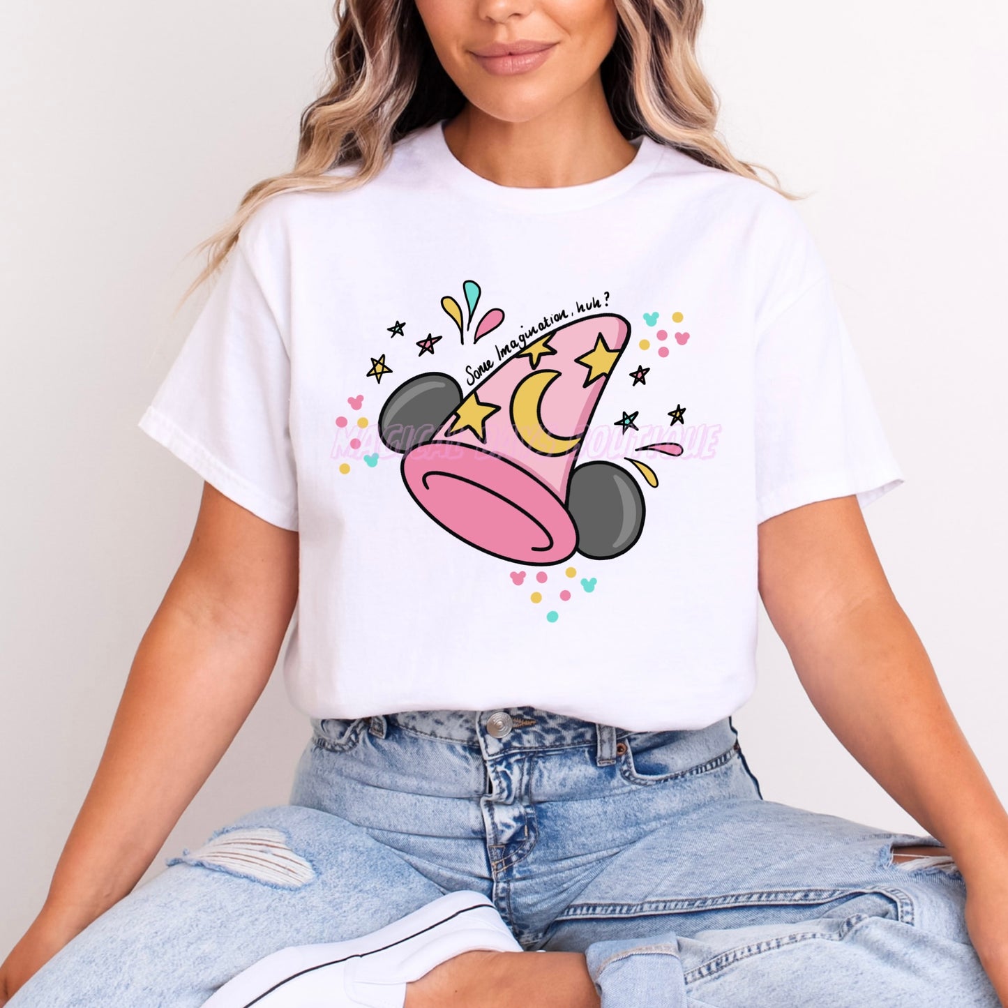 PINK SORCERER MICKEY FANTASMIC T.SHIRT