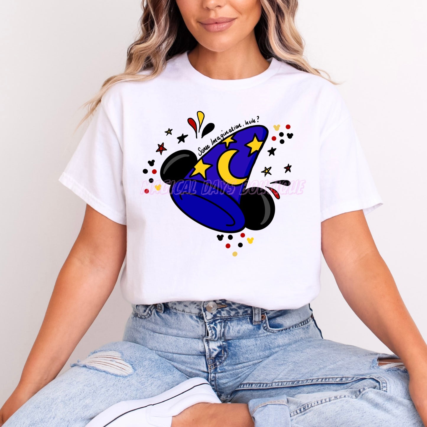 BLUE SORCERER MICKEY FANTASMIC T.SHIRT