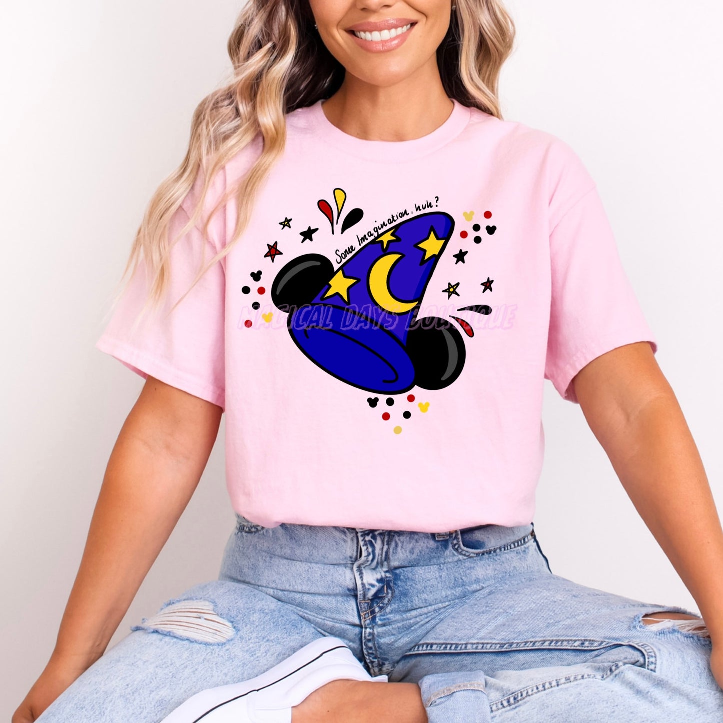 BLUE SORCERER MICKEY FANTASMIC T.SHIRT