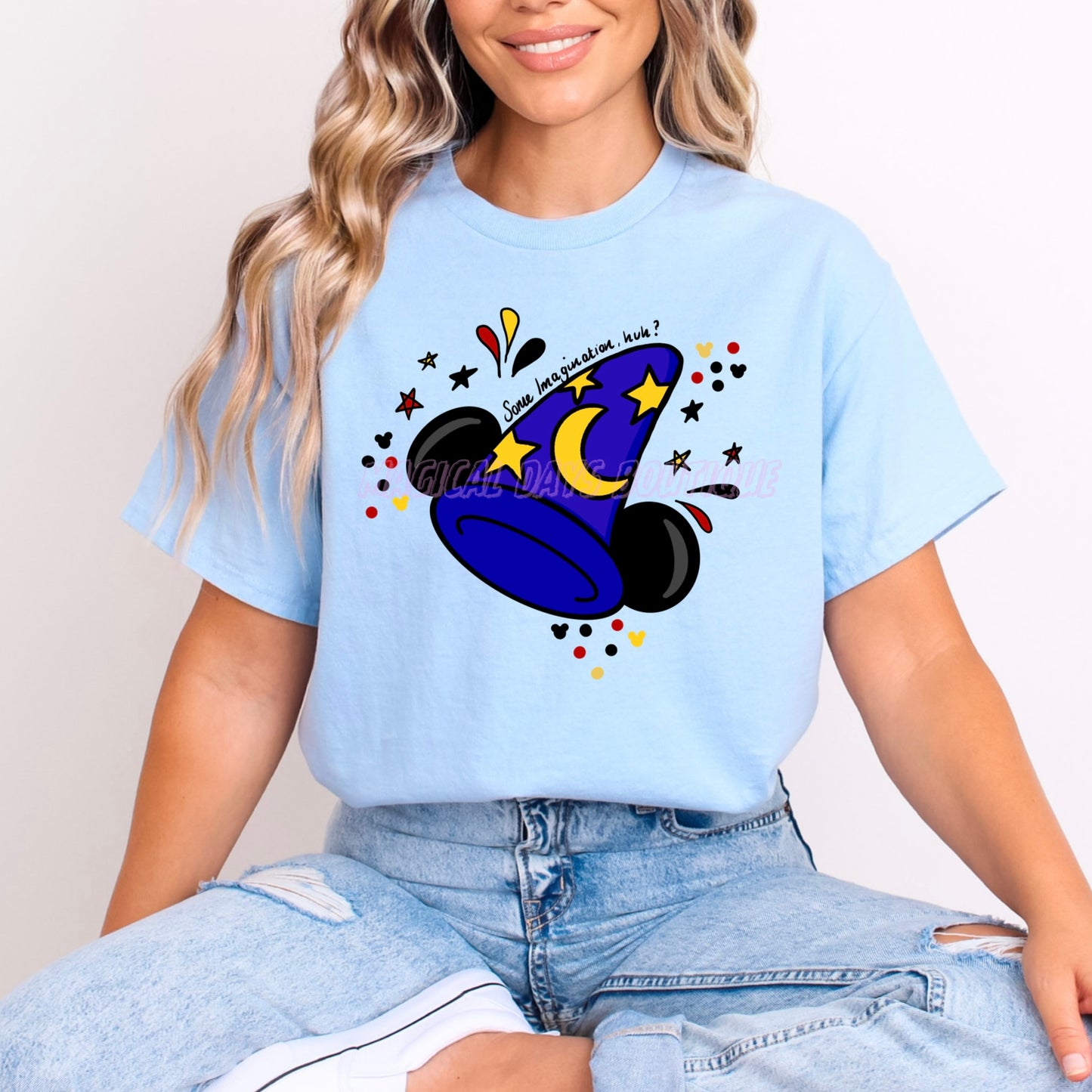 BLUE SORCERER MICKEY FANTASMIC T.SHIRT