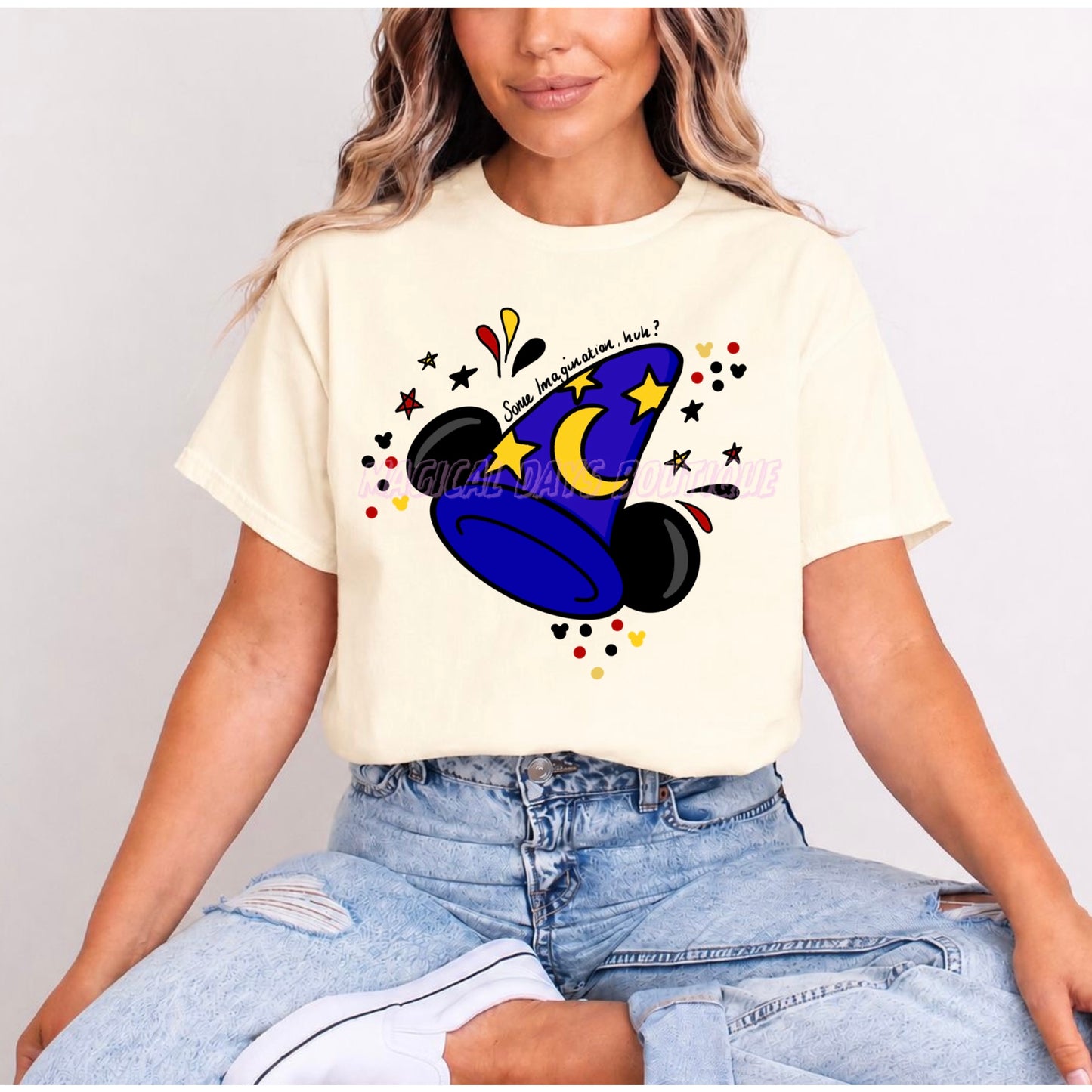 BLUE SORCERER MICKEY FANTASMIC T.SHIRT