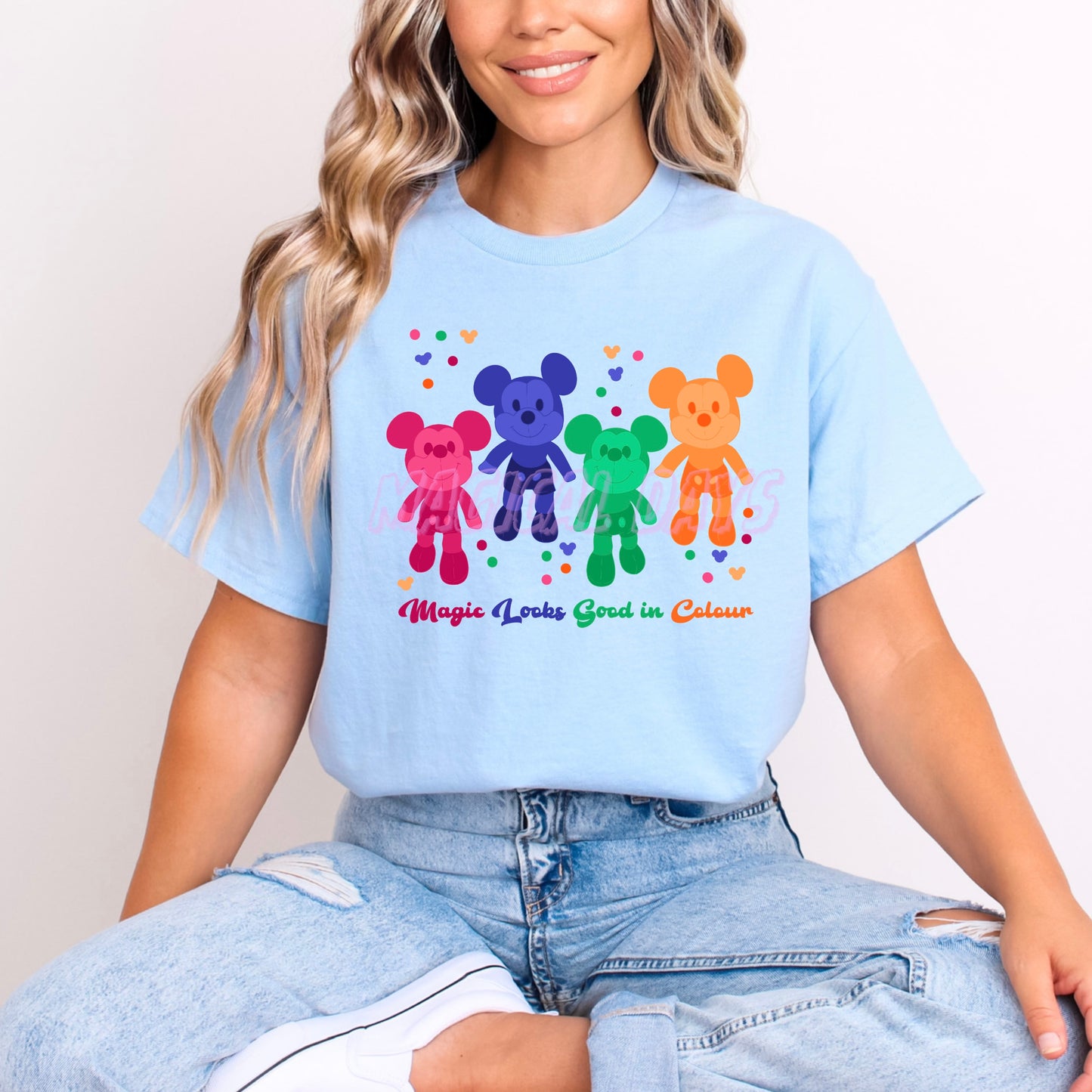 MICKEY MAGIC LOOKS GOOD IN COLOUR T.SHIRT
