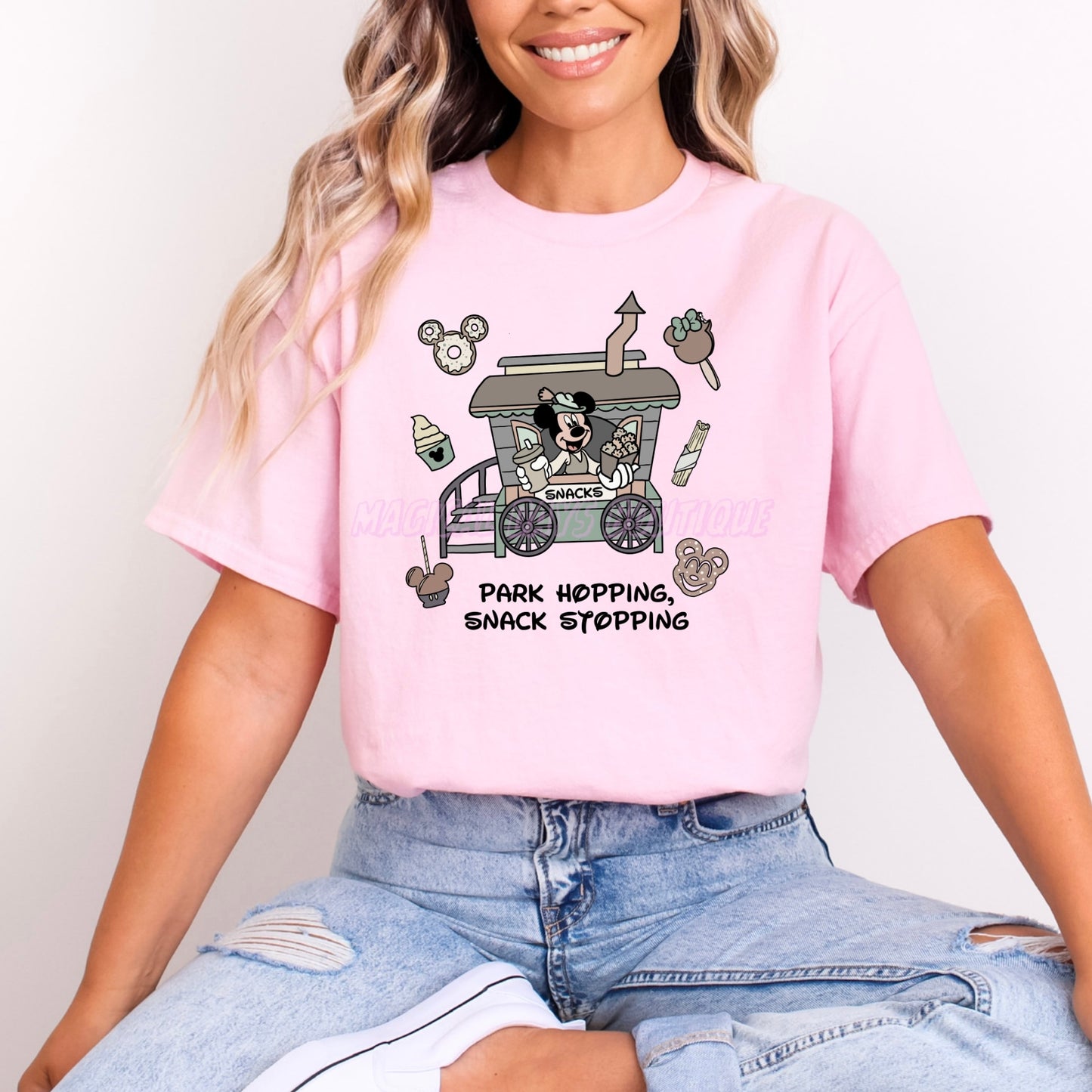 MICKEY MOUSE PARK HOPPING SNACKS T.SHIRT