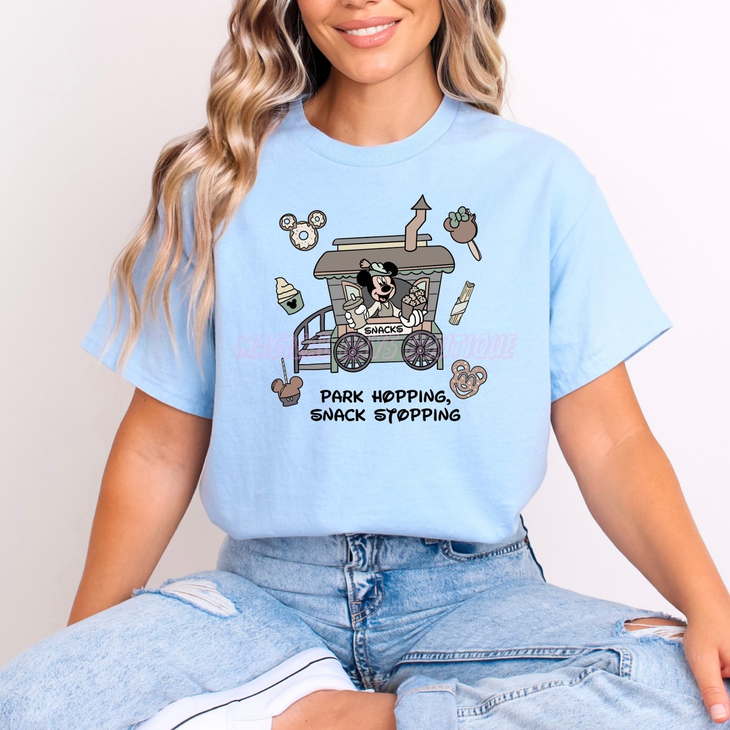 MICKEY MOUSE PARK HOPPING SNACKS T.SHIRT