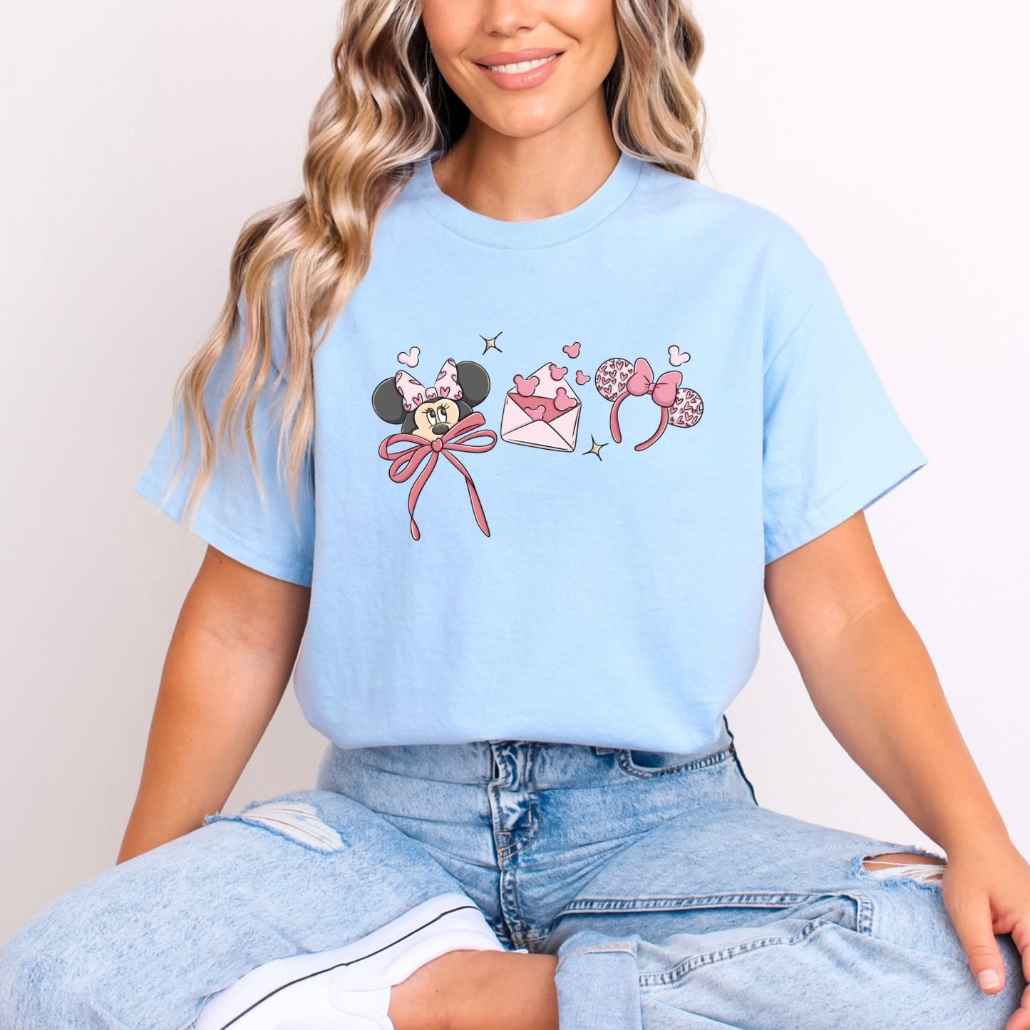 Pink Minnie Mouse Valentines Love Ears Series Collection