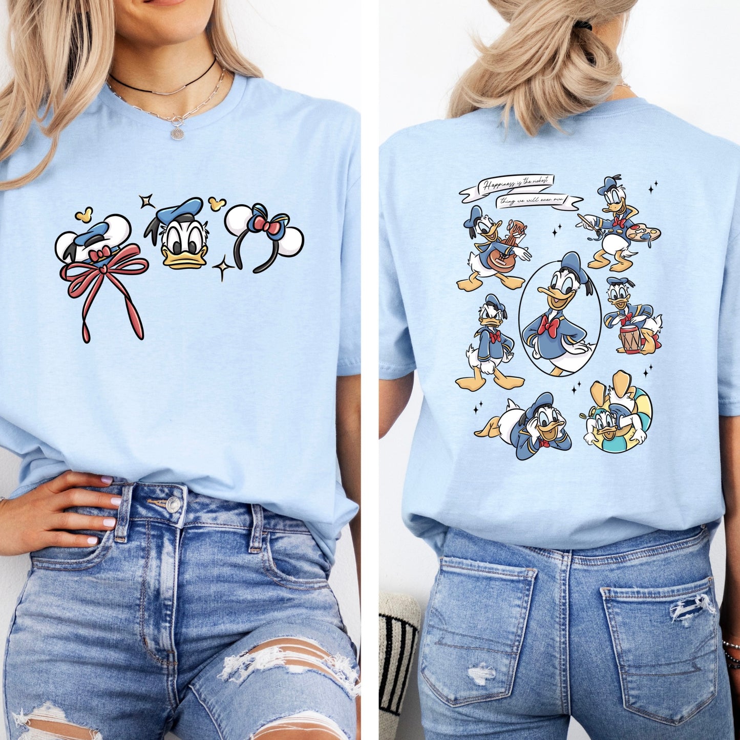 DONALD DUCK DOUBLE SIDED T.SHIRT