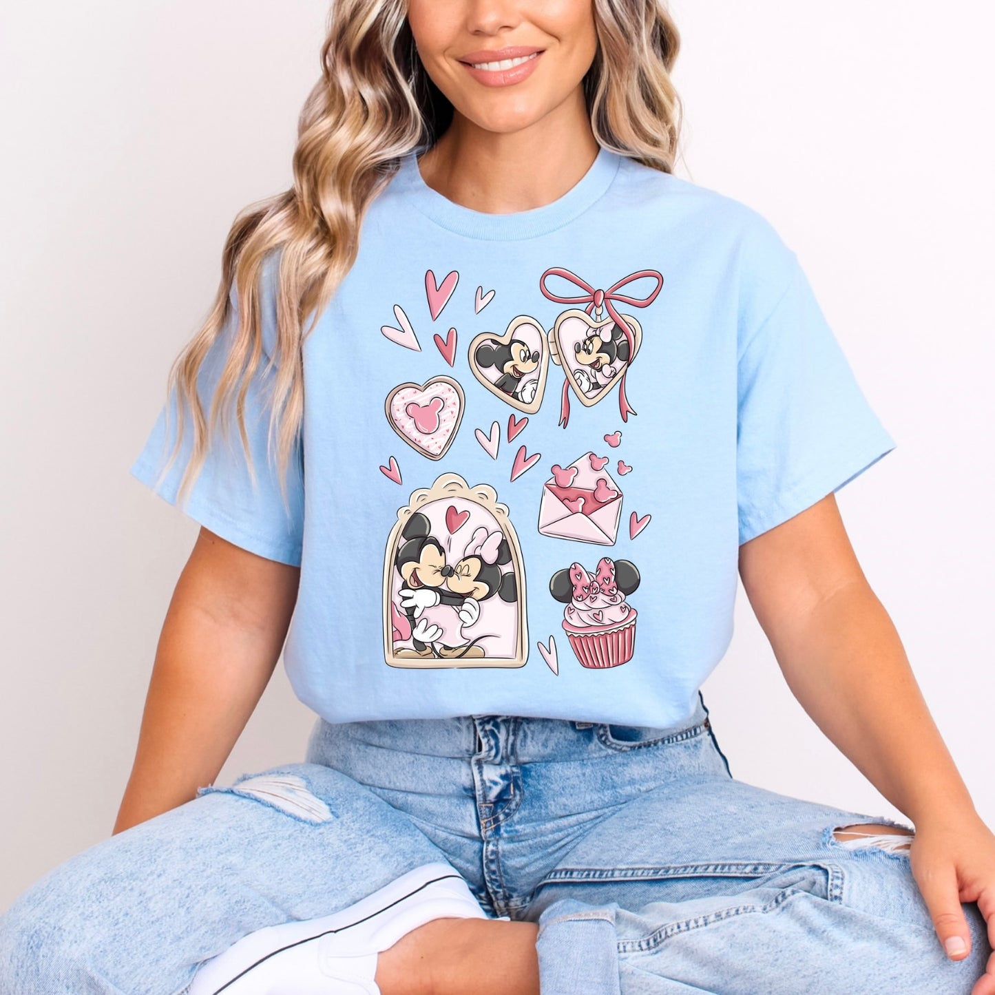 Minnie Mickey Love Girlie Cupcake