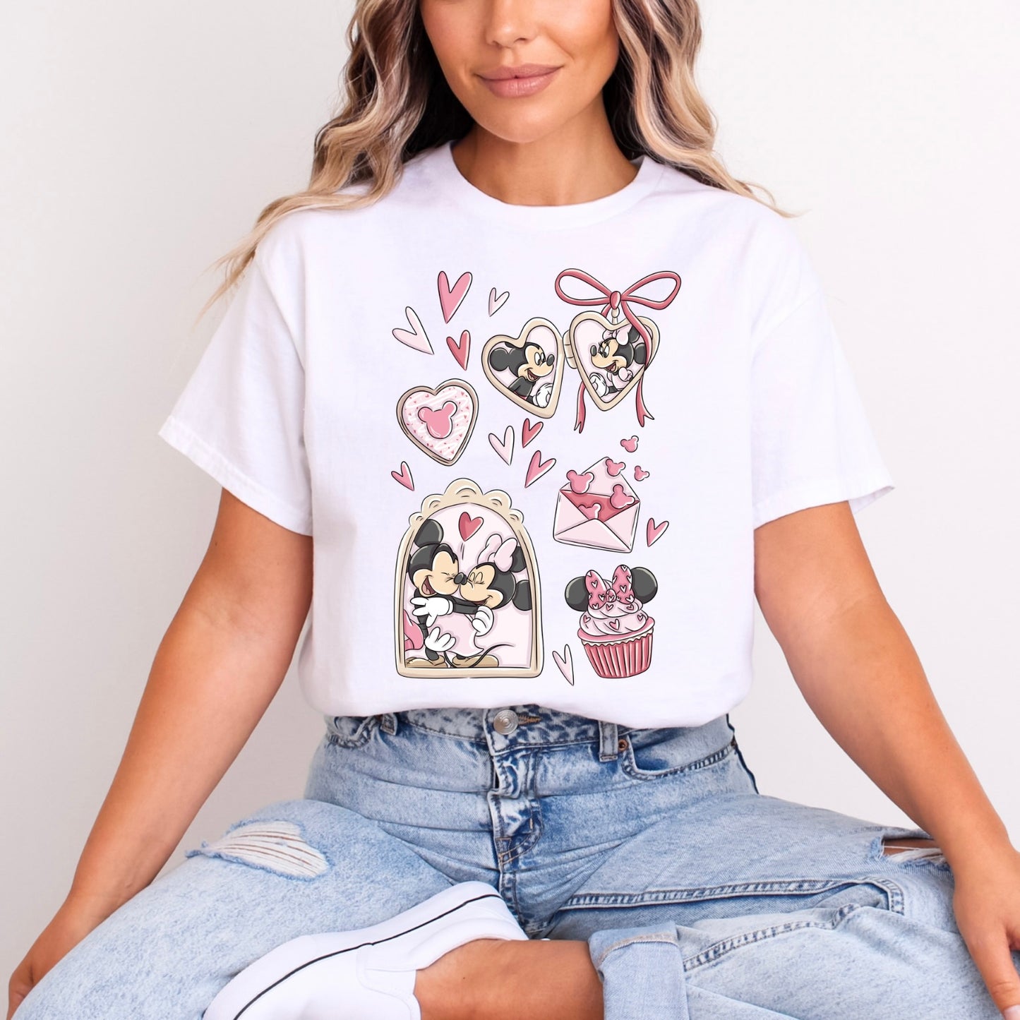 Minnie Mickey Love Girlie Cupcake