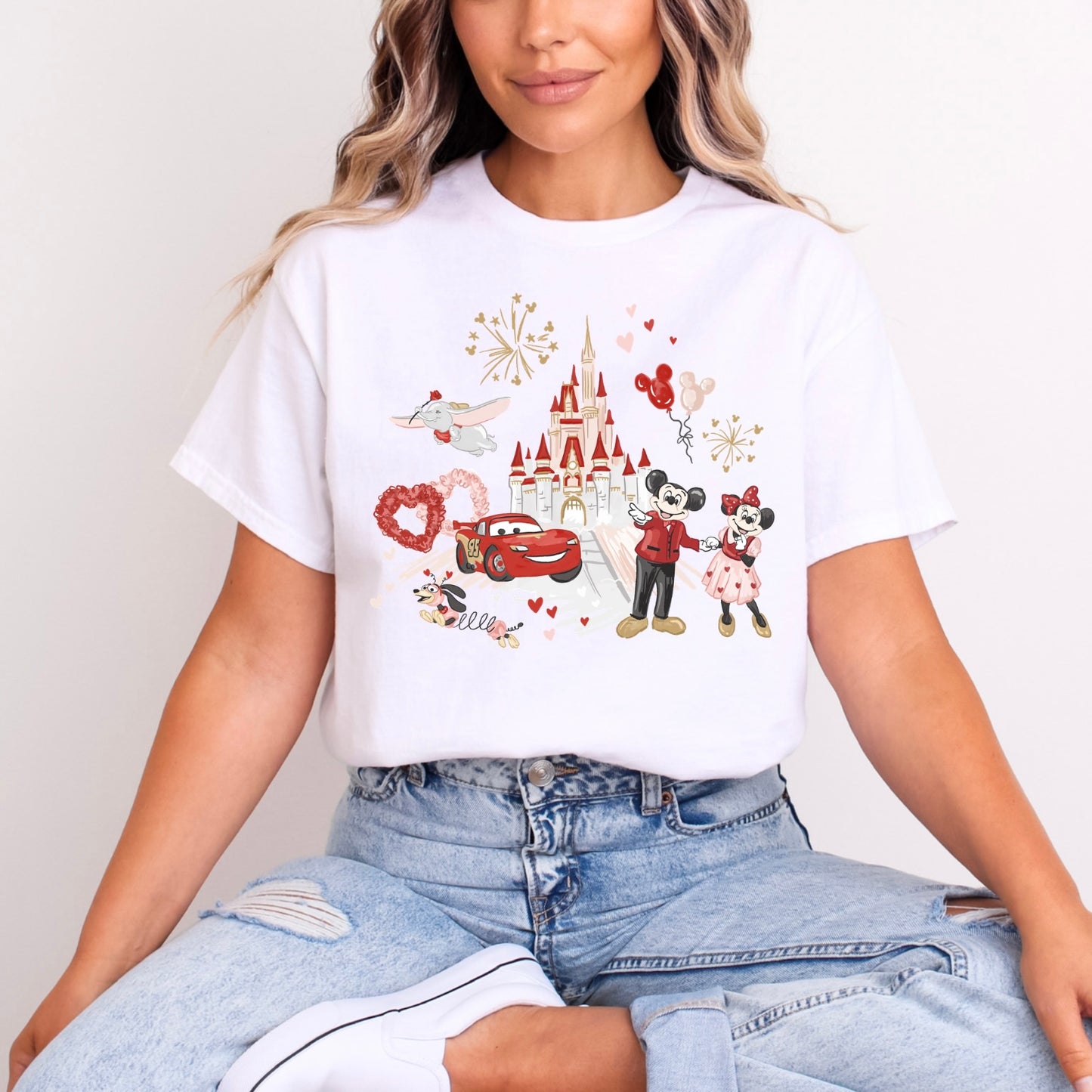 Minnie Mickey Lightning Mcqueen Dumbo Skinky Dog Castle Love