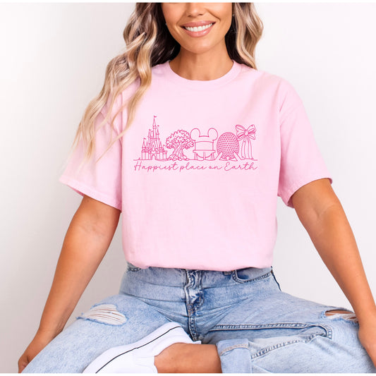 PINK FOUR PARK HAPPIEST PLACE ON EARTH