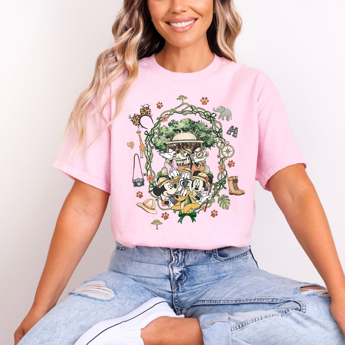 Animal Print Mickey and Pals