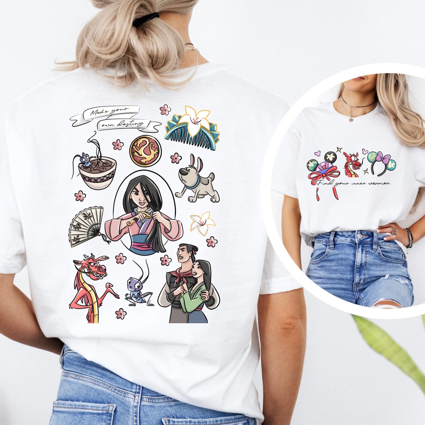 MULAN DOUBLE SIDED T.SHIRT