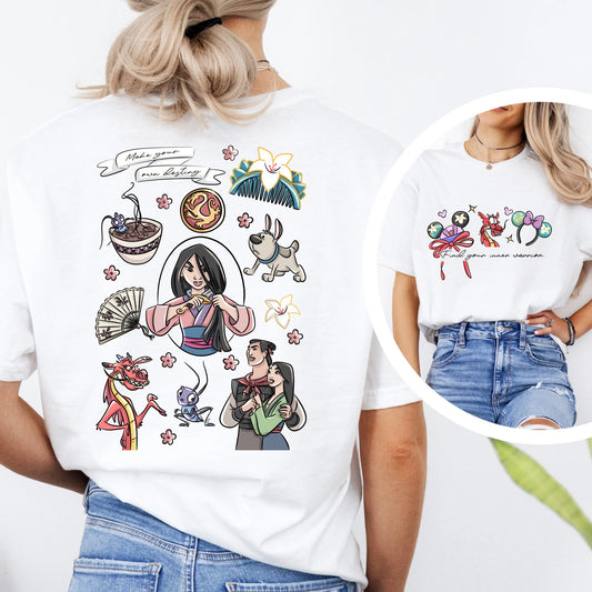MULAN DOUBLE SIDED T.SHIRT