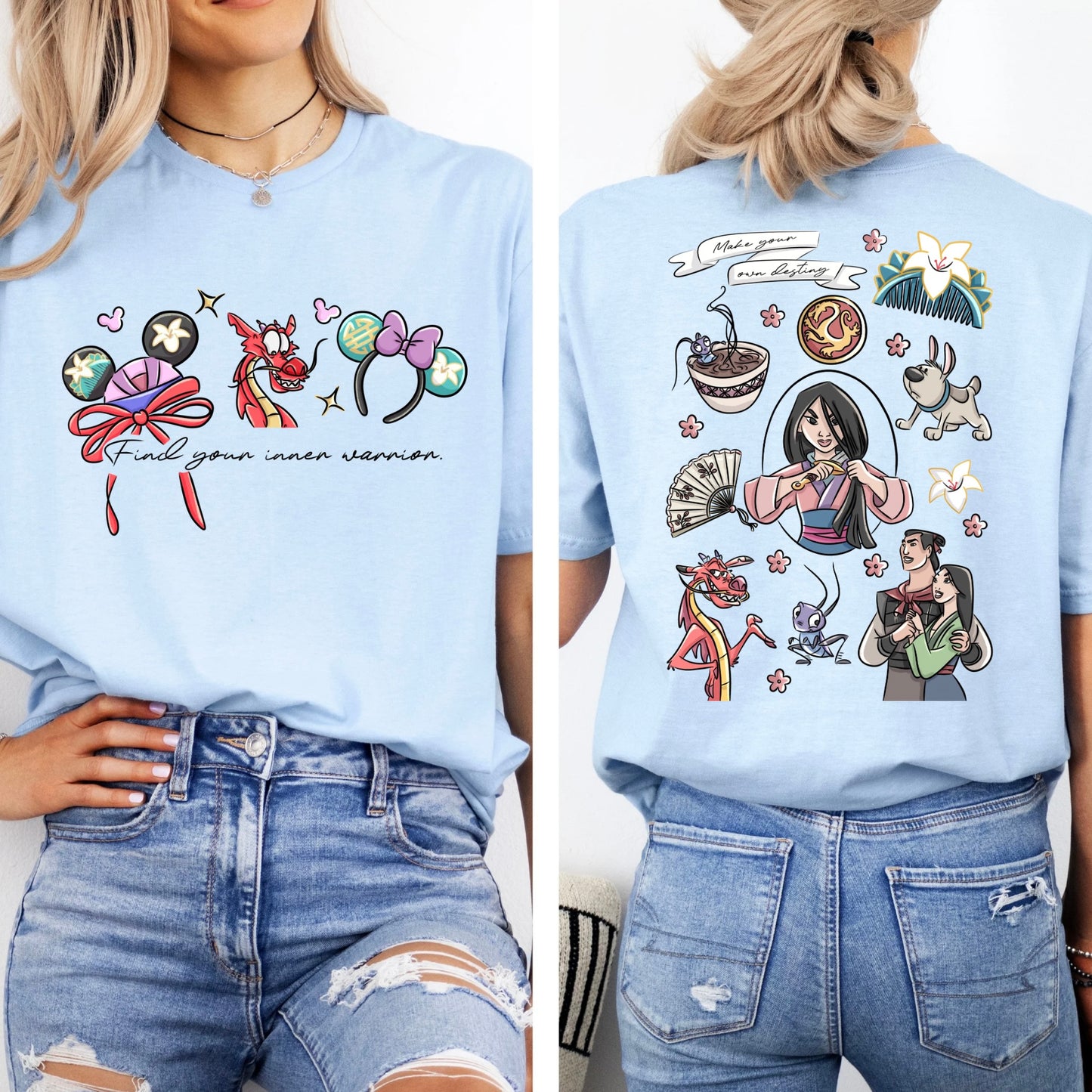 MULAN DOUBLE SIDED T.SHIRT