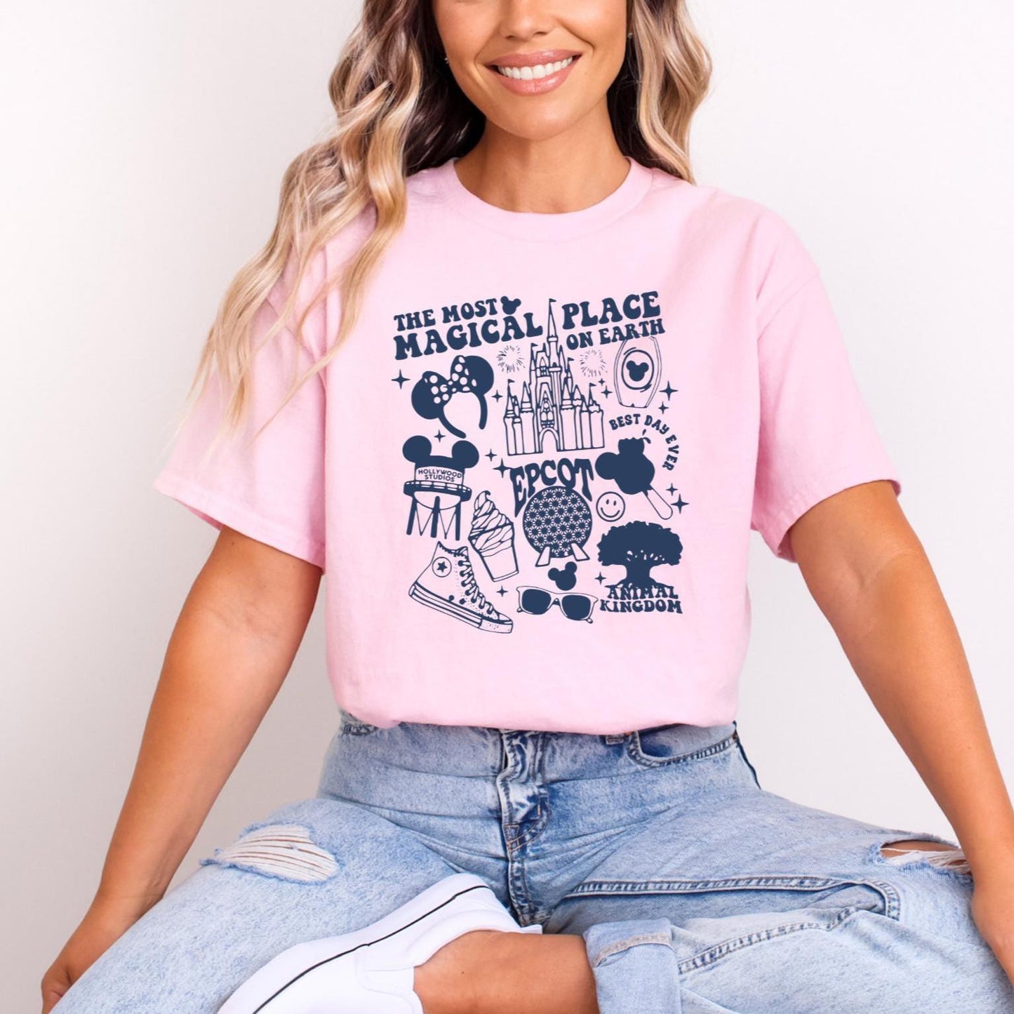 Disney Four Park Navy Blue