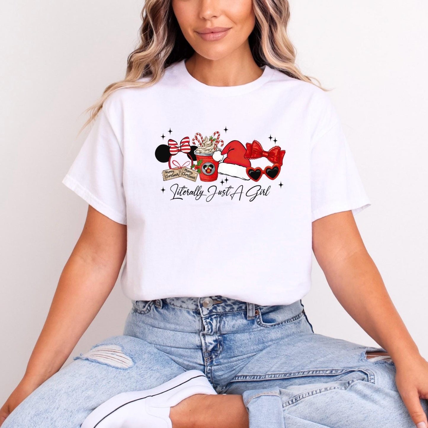 Minnie Girlie Christmas Literally Just a Girl